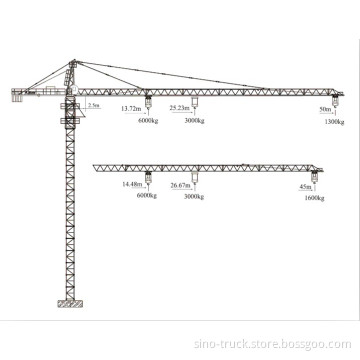 XCMG Tower Qtz63 (5013Y-6) 6t Max Load